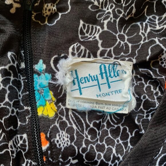 Vintage Henry Allen Montreal 70s Floral Maxi Dress | Size Small-Handmade Canada - Picture 5 of 12